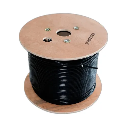Cable fotovoltaico 8 AWG negro carrete 500 metros